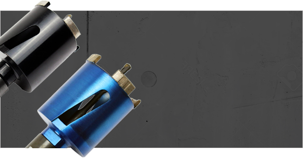 Diamantbohrkronen mit Segmenten für alle Materialien