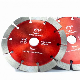 Scheibe mit ausgelenkten Ecken für Mauernutfräsen