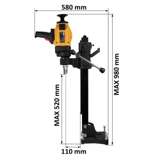 Kernbohrgerät WT202 mit neigbarer Ständer