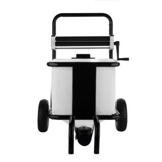 Fahrbarer 60 l Behälter für Farbe und Spachtelmasse