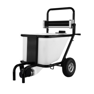 Fahrbarer 60 l Behälter für Farbe und Spachtelmasse