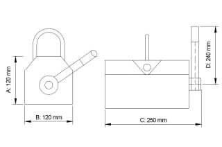 Lasthebemagnet PML-6